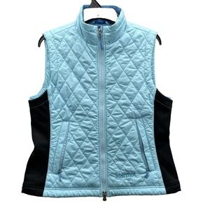 Marmot Puffer Vest Women's Medium Blue Insulated Sportswear Gorpcore Athleisure